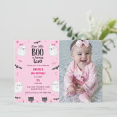 ブー第2誕生日我々の小さなブーは2回転している 招待状 (スタンド正面)