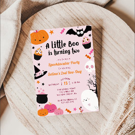 ブー第2誕生日我々の小さなブーは2回転している 招待状