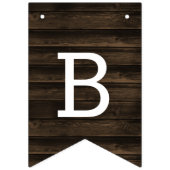 ブー素朴ツまたはボウズの性別がベビーシャワーを明かす バンティングフラッグ (第2の旗)