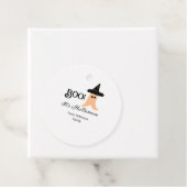 ブー苗字オレンジ幽霊からハロウィーン フェイバータグ (インサイチュ)