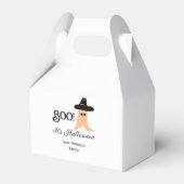 ブー苗字オレンジ幽霊からハロウィーン フェイバーボックス (裏面サイド)