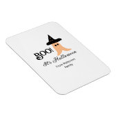 ブー苗字オレンジ幽霊からハロウィーン マグネット (右側)