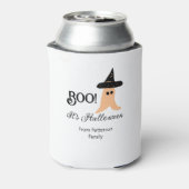 ブー苗字オレンジ幽霊からハロウィーン 缶クーラー (缶裏面)