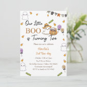 ブー誕生日我々の小さなブーは2回転している 招待状 (スタンド正面)