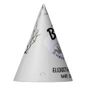 ブー赤ちゃんシャワーハロウィーンをテーマとしたかわいいパーティー パーティーハット (左)