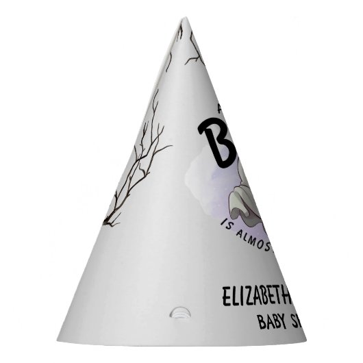 ブー赤ちゃんシャワーハロウィーンをテーマとしたかわいいパーティー パーティーハット (左)