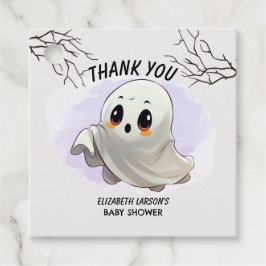 ブー赤ちゃんシャワーハロウィーンをテーマとしたかわいいパーティー フェイバータグ