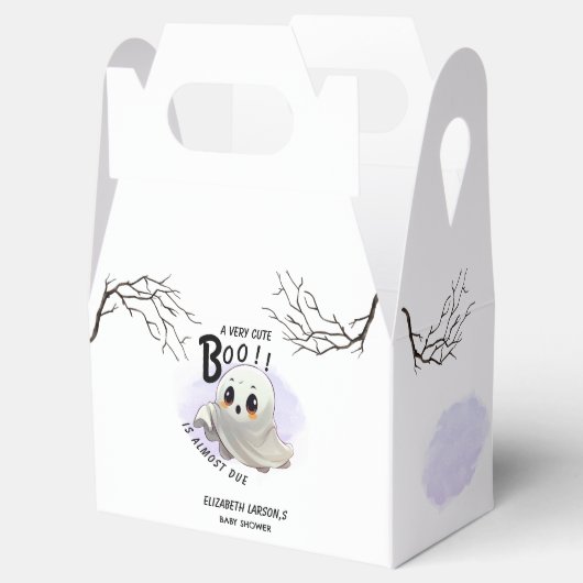 ブー赤ちゃんシャワーハロウィーンをテーマとしたかわいいパーティー フェイバーボックス (オープン)
