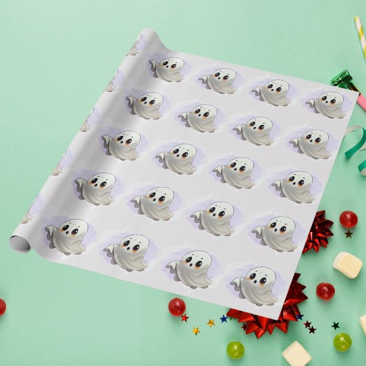 ブー赤ちゃんシャワーハロウィーンをテーマとしたかわいいパーティー ラッピングペーパー