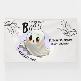 ブー赤ちゃんシャワーハロウィーンをテーマとしたかわいいパーティー 横断幕
