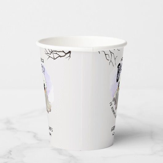 ブー赤ちゃんシャワーハロウィーンをテーマとしたかわいいパーティー 紙コップ (右)