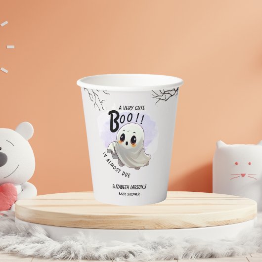 ブー赤ちゃんシャワーハロウィーンをテーマとしたかわいいパーティー 紙コップ