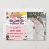 ブー赤ちゃんシャワー私たちの小さなブーはほとんどが原因 招待状 (正面)