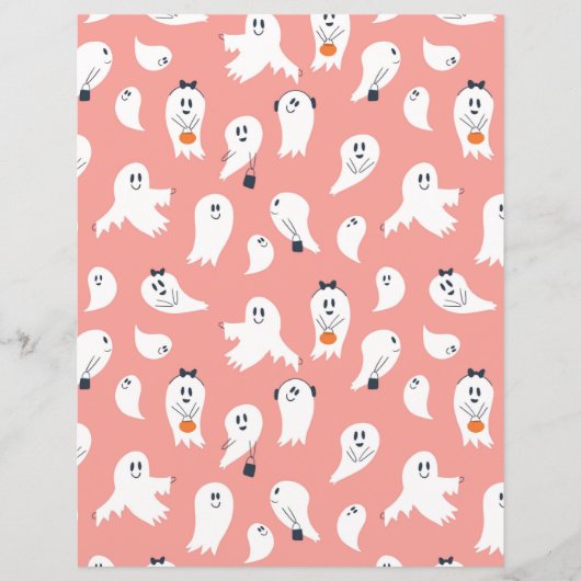 ブー通り幽霊紙シート (正面)