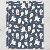 ブー通り幽霊紙シート (正面/裏面)