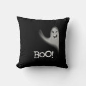 ブー隠しおもしろいピーカボ怖いハロウィーン クッション (正面)