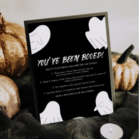 ブー隣人ゲームのサインをもらった ポスター