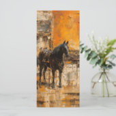 ブー雄大な馬イン抽象芸術夕日 メニュー (スタンド正面)