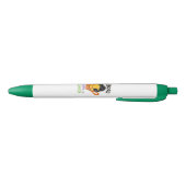 ブー黒猫、怖いカボチャのコーヒーハロウィーン 黒ボールペン (ボトム)