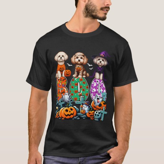ブー3ハロウィーンマルティポスコスプレウィッチミイラ Tシャツ (正面)