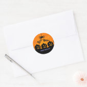 ブー!うわっ!ハッピーハロウィン ラウンドシール (封筒)