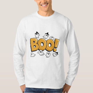 ブー!おもしろいハロウィーン幽霊デザイン Tシャツ