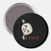 ブー!おもしろい隠しピーカブー怖いハロウィーンスロース マグネット (正面/裏面)