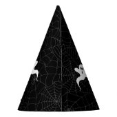 ブー!かわいい不気味幽霊のトリック、おごり、ハロウィーン パーティーハット (裏面)