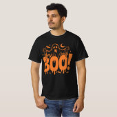 ブー かわいい お化け ハロウィン スプーキー Tシャツ (正面フル)