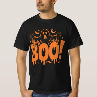 ブー かわいい お化け ハロウィン スプーキー Tシャツ