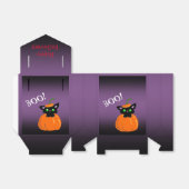 ブー！カボチャのハロウィーンのお願い箱に入った猫 フェイバーボックス (折り畳みなし)