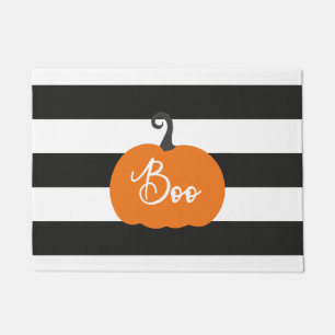 "ブー"カボチャのハロウィーン ドアマット