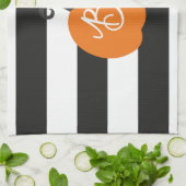 「ブー」カボチャ・ハロウィン キッチンタオル (折り畳み)