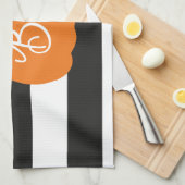 「ブー」カボチャ・ハロウィン キッチンタオル (四つ折り)