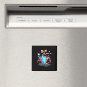 ブー!ゲームオン!制御不気味器Hを有するゲーマー幽霊 マグネット (インサイチュ (食洗機))