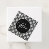 ブー！ゴシックスカルダマスクメッセージカード フェイバータグ (インサイチュ)