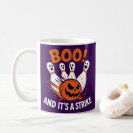 ブー ストライク ハロウィンボウリング 楽しい コーヒーマグカップ