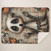 ブー・タニカル開花:秋に泣いた幽霊 シェルパブランケット (正面(横))