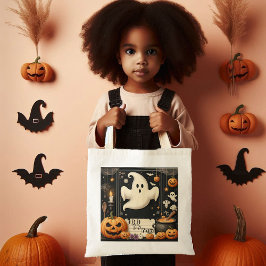 ブー・トゥ・ユー・ハロウィン・パンプキンジャック・クルーのお化けハロウィン トートバッグ