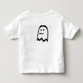 ブー!!! トドラーTシャツ (裏面)