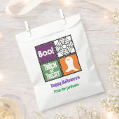 ブー。トリックハロウィーンことわざグディーバッグ フェイバーバッグ (クリップ留めされた状態)