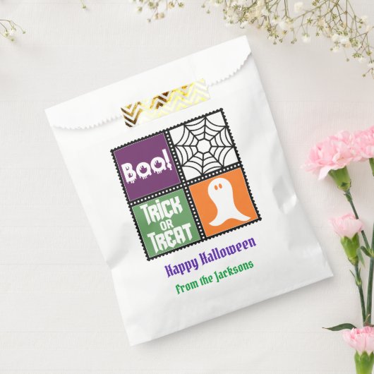 ブー。トリックハロウィーンことわざグディーバッグ フェイバーバッグ (封をした状態)