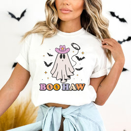 ブー・ハウ・カウボーイ 怖可愛いお化け ハロウィン Tシャツ
