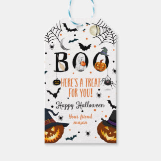 ブー!ハッピーハロウィン ギフトタグ