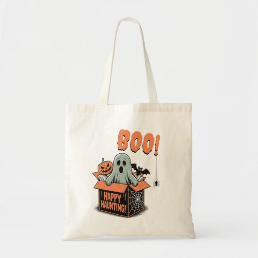 ブー!ハッピーハロウィン トートバッグ (正面)
