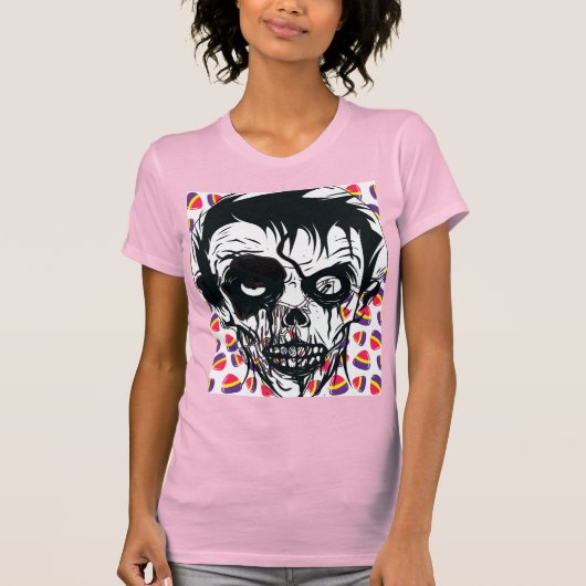 ブー ハッピー ハロウィン Tシャツ (正面)