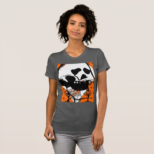 ブー ハッピー ハロウィン Tシャツ (正面フル)