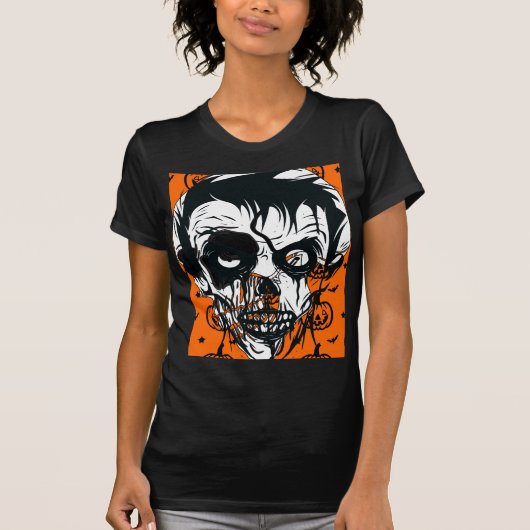 ブー ハッピー ハロウィン Tシャツ (正面)