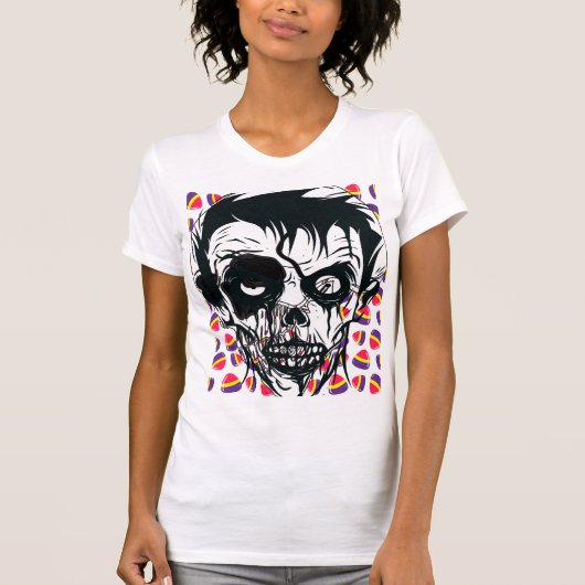 ブー ハッピー ハロウィン Tシャツ (正面)