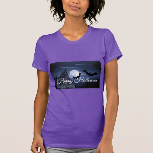 ブー ハッピー ハロウィン Tシャツ (正面)